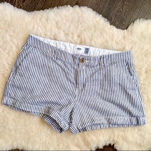 Old Navy Striped Linen Shorts
